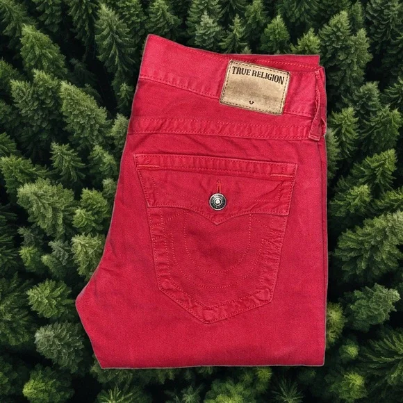 TRUE RELIGION RED JEANS